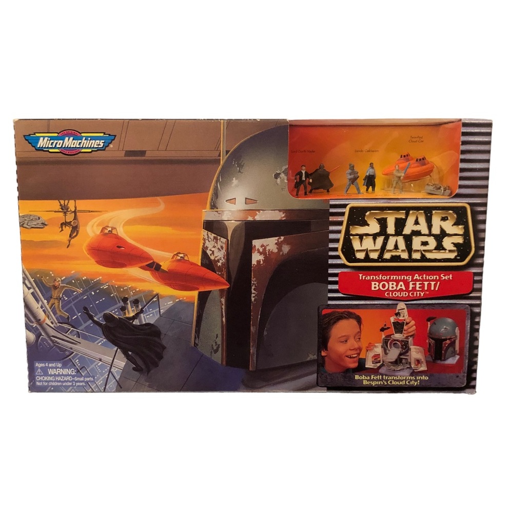 Star Wars Micro Machines Boba Fett/Cloud City Playset - Picture 10 of 14